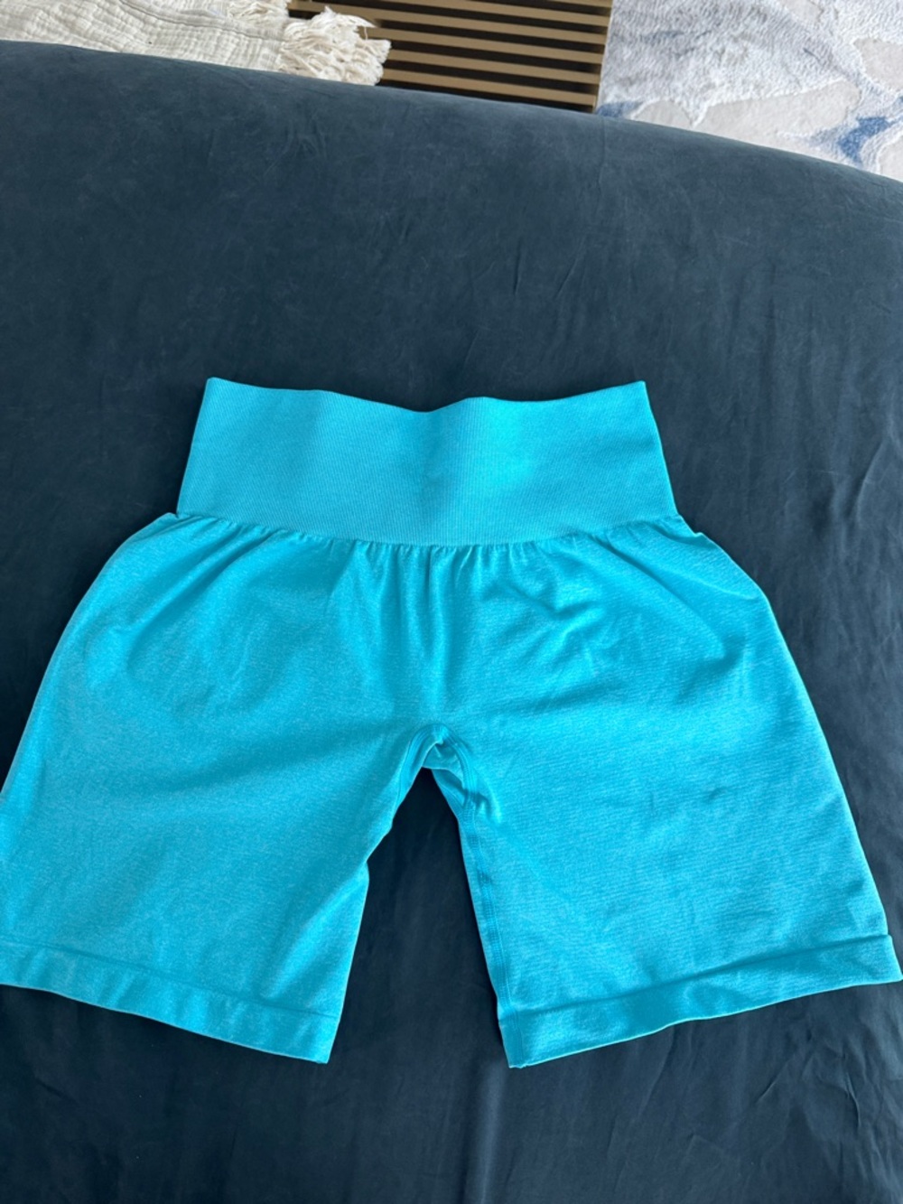 Bright Turquoise Active Shorts